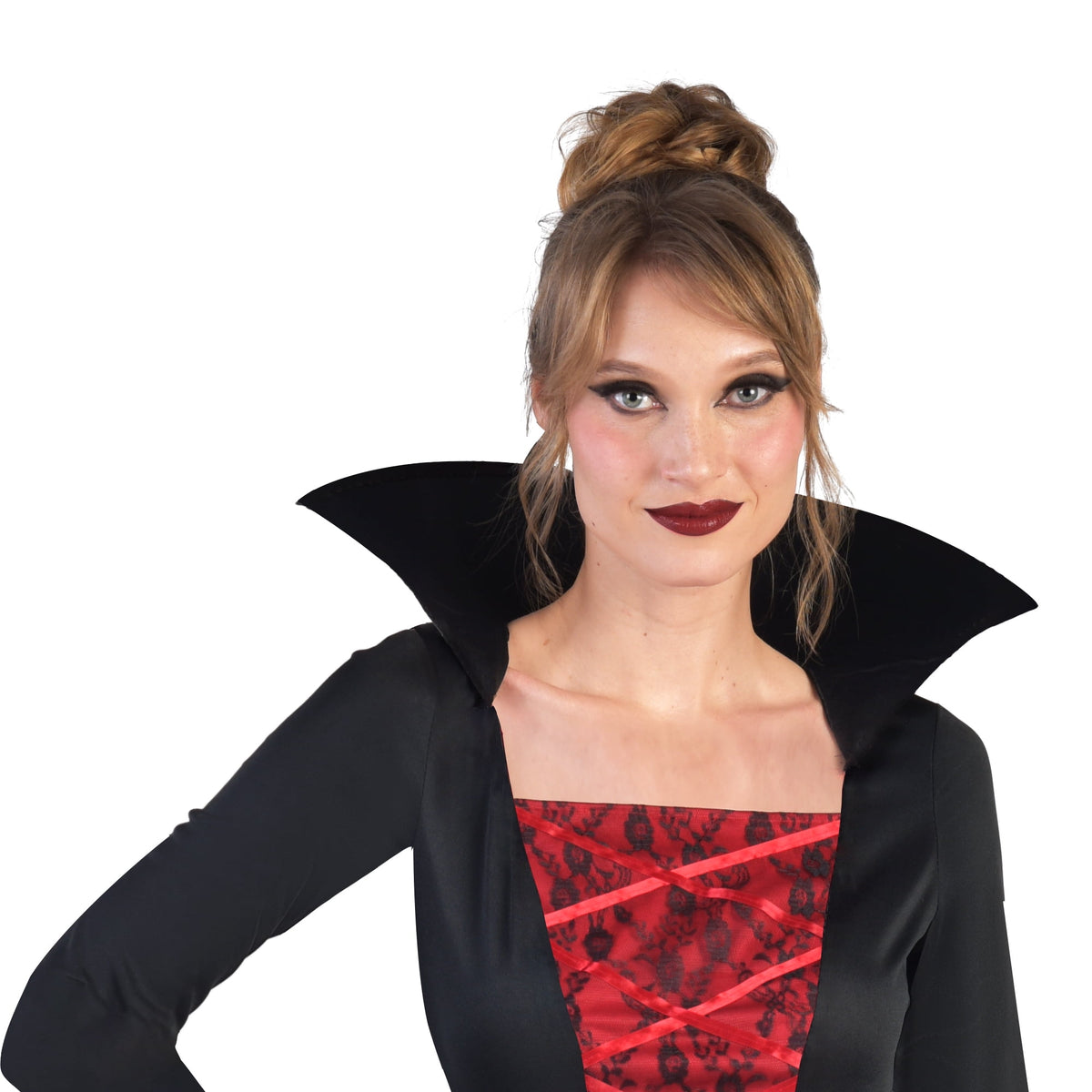 Vampiress Halloween Costume for Adults, Women's Size S (4/6), by Way to Celebrate
