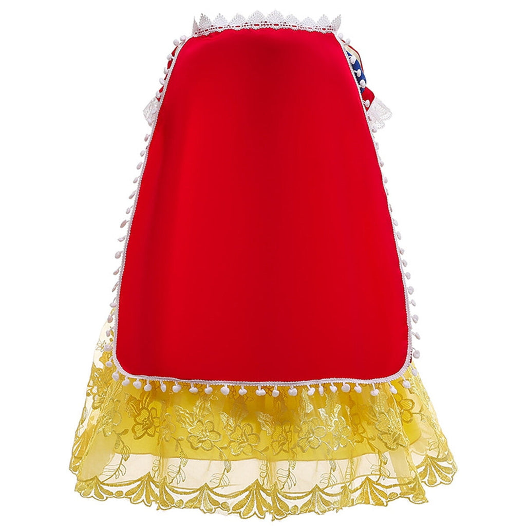 KAWELL Deluxe Snow Princess Dress up Costume for Child 2t