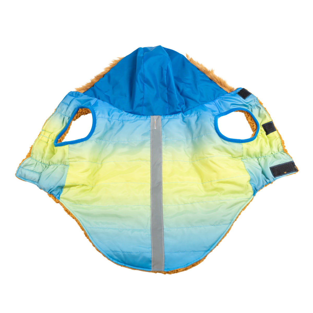 Vibrant Life Pet Hooded Jacket, Blue Ombre, S
