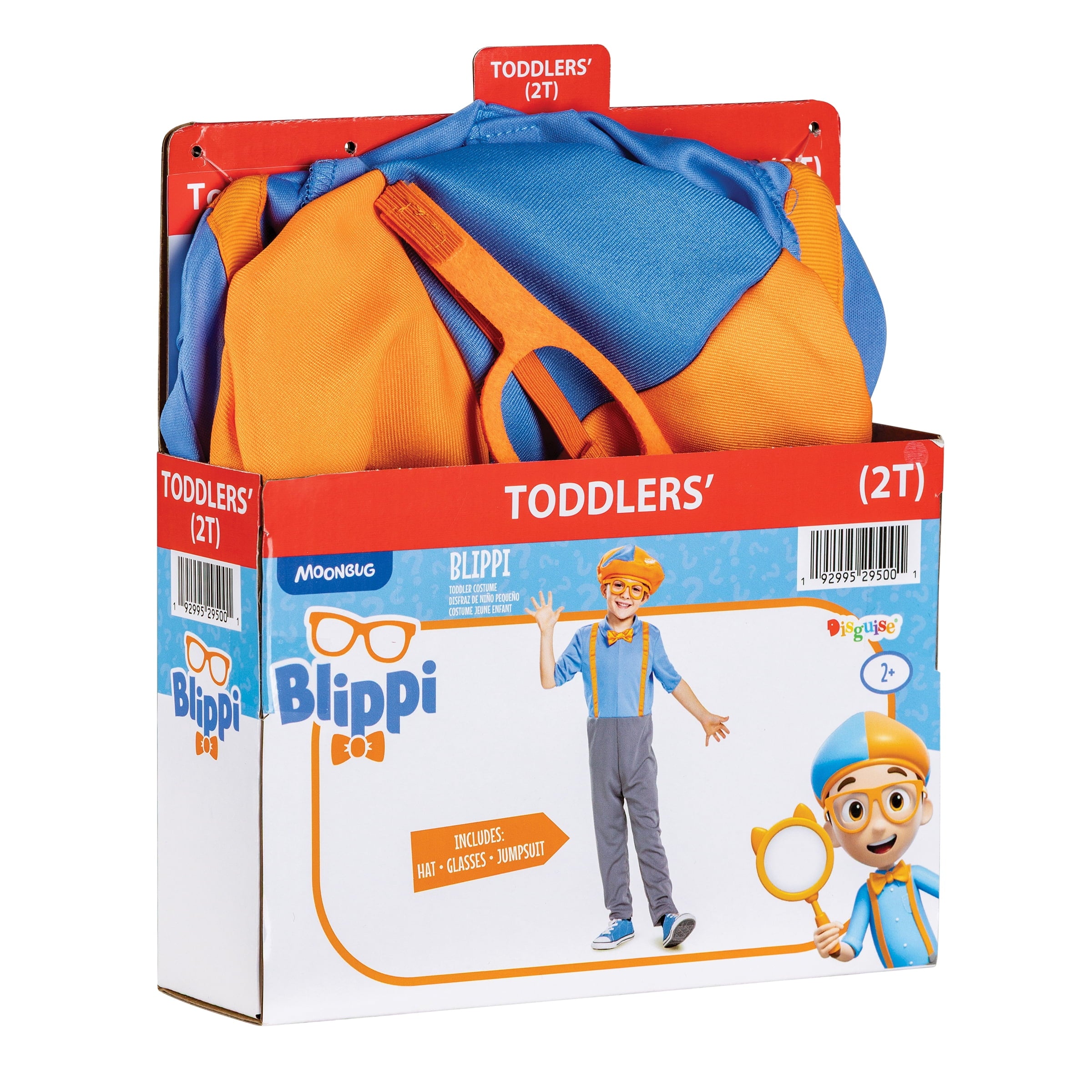 Blippi 'Blippi' Halloween Costume for Children, Toddlers Size 3T-4T, by Disguise