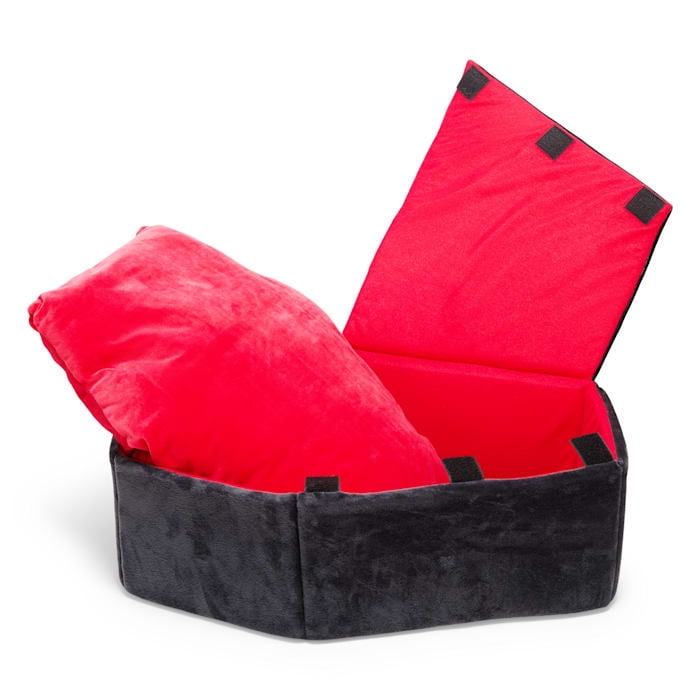 Petco Halloween Coffin Pet Bed, 24" L x 18" W x 7.5" D, Medium