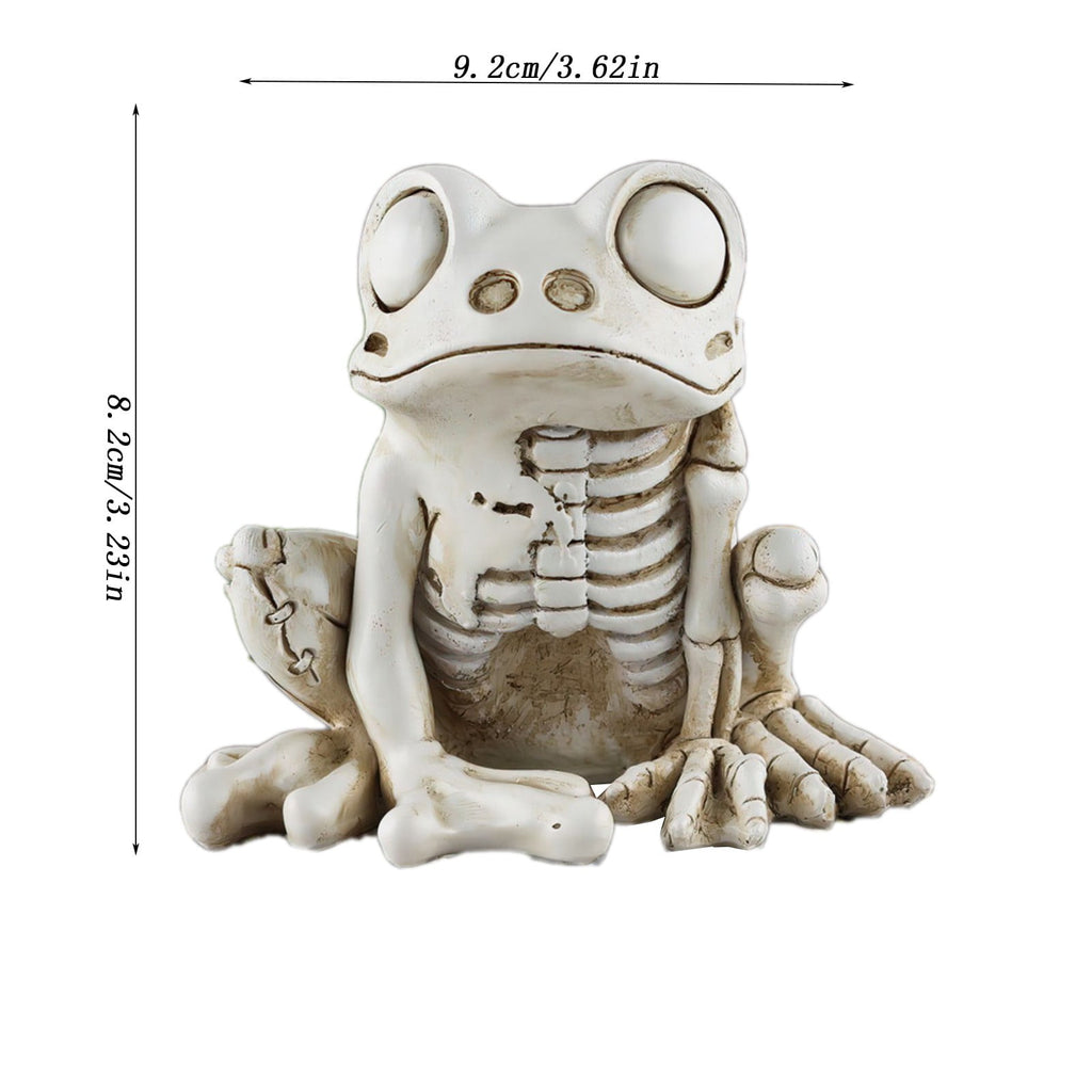 amlbb Halloween Decoration Halloween Skeleton Horror Decorations Simulation Animals Skeleton Ornaments Bar Decoration Frogs Skeleton on Clearance