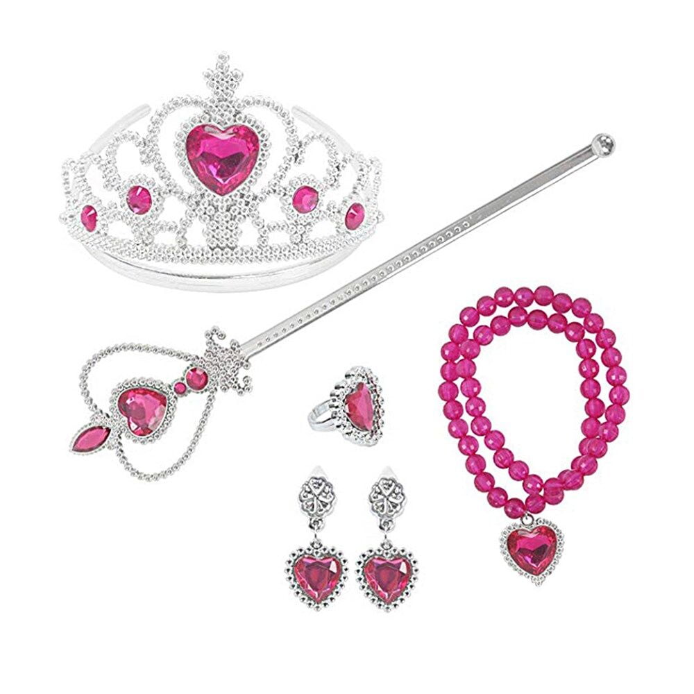 CHOYURME CHONYURM Girls Winter Princess Costume Dress with Cape Tiara Wand Full Accessory Set, Long Sleeve Party Gown for Halloween Birthday, Size 2-13