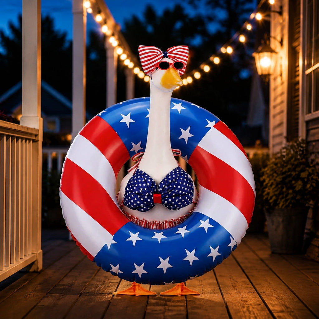 Outdoor Holiday Yard Decor, 23 Inch Porch Goose Outfits, Halloween Pumpkin Themed Porch Goose Clothes, Porch Goose Set with Hat and Treat Bag, Fits Standard 23 Inch Large Porch
