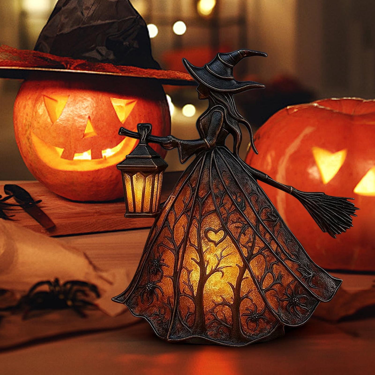 YZEGDCH Halloween 3D Ghost Campfire Flickering Night Light 2 Funny Roasting Marshmallows at Campfire LED Electric Faux Flameless Campfire Nightlight Funny Halloween Decor