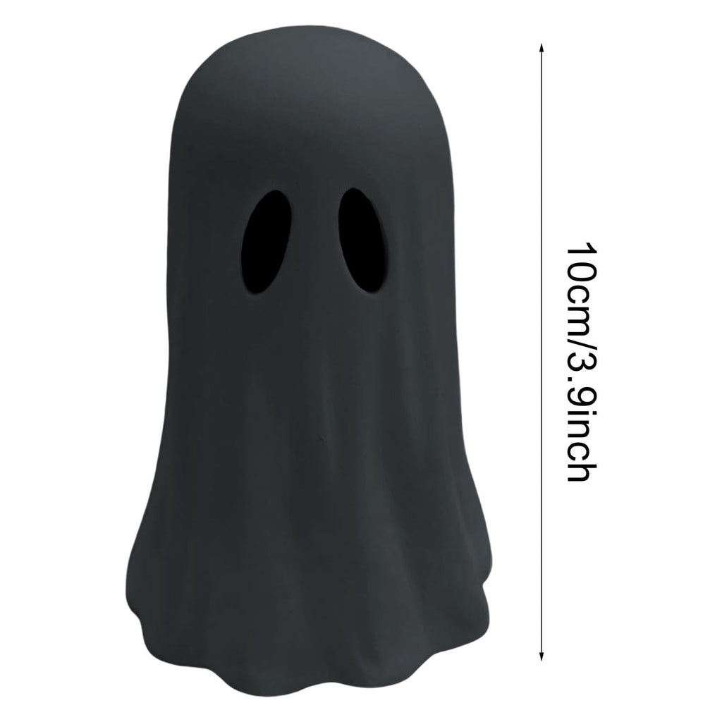 Halloween Ghost Figurine - Spooky Resin Ghost Statue, Cute Halloween Decorations Indoor for Tabletop Home Decor Party Gifts