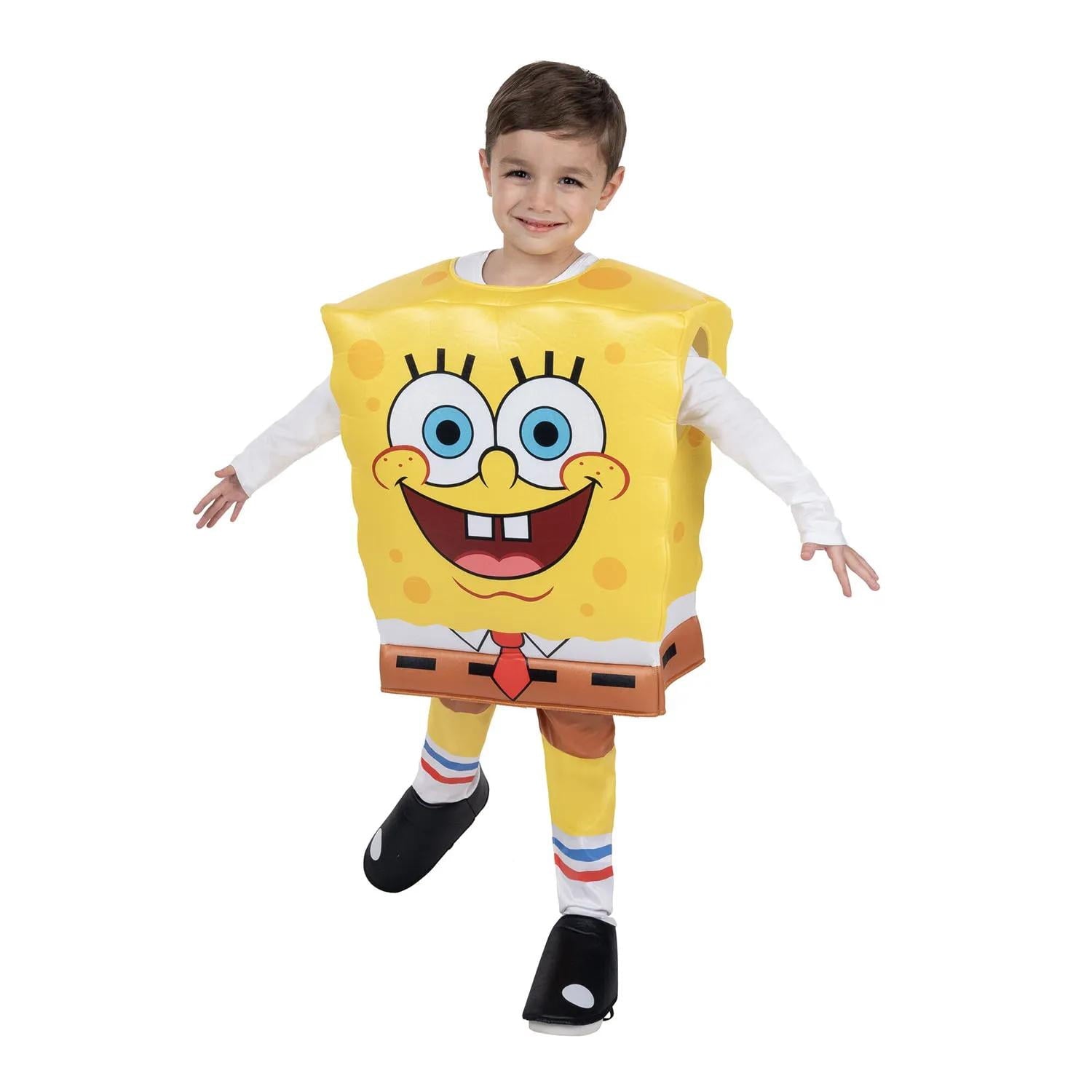 SpongeBob Boys' Toddler Halloween Deluxe Costume Costume Apparel Sets 2pc - Yellow One Size