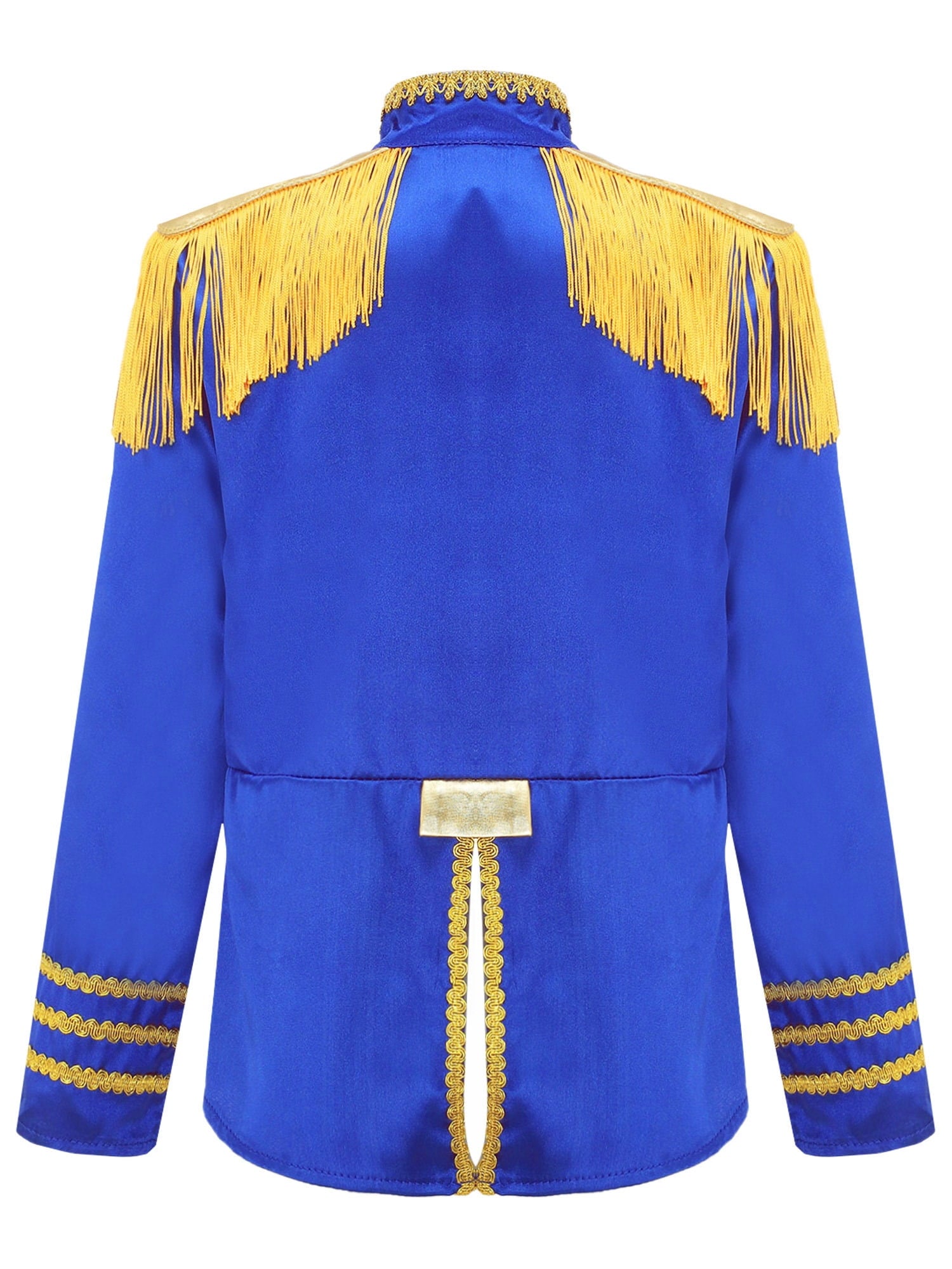 iiniim Kids Boys 1960s British Pop-Star Shirt Long Sleeve 60s Rock Band Musician Zipper Jacket Royal Blue 6