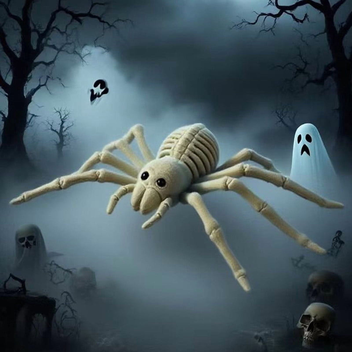 amlbb Halloween Decoration Halloween Skeleton Horror Decorations Simulation Animals Skeleton Ornaments Bar Decoration Frogs Skeleton on Clearance