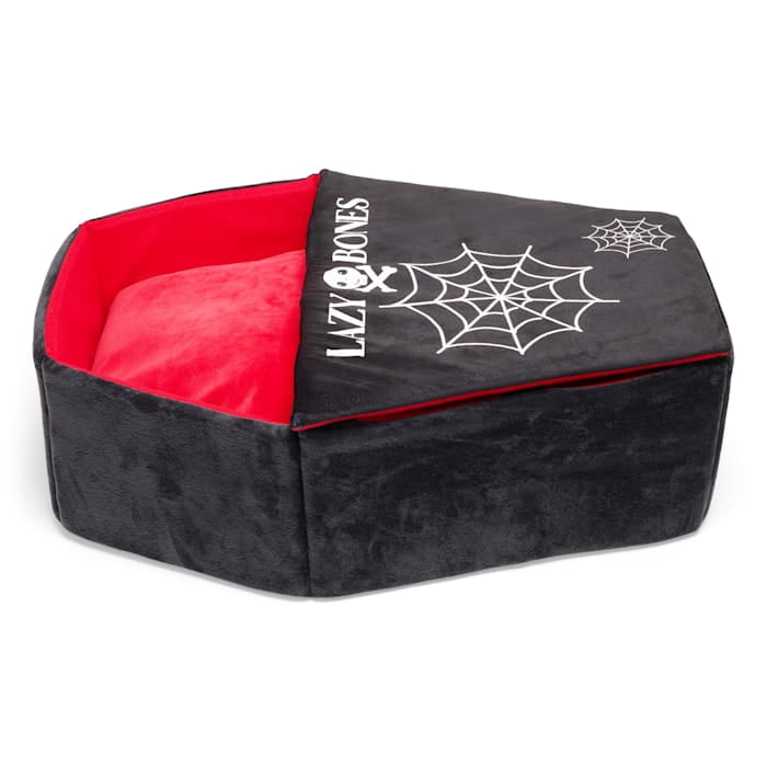 Petco Halloween Coffin Pet Bed, 24" L x 18" W x 7.5" D, Medium