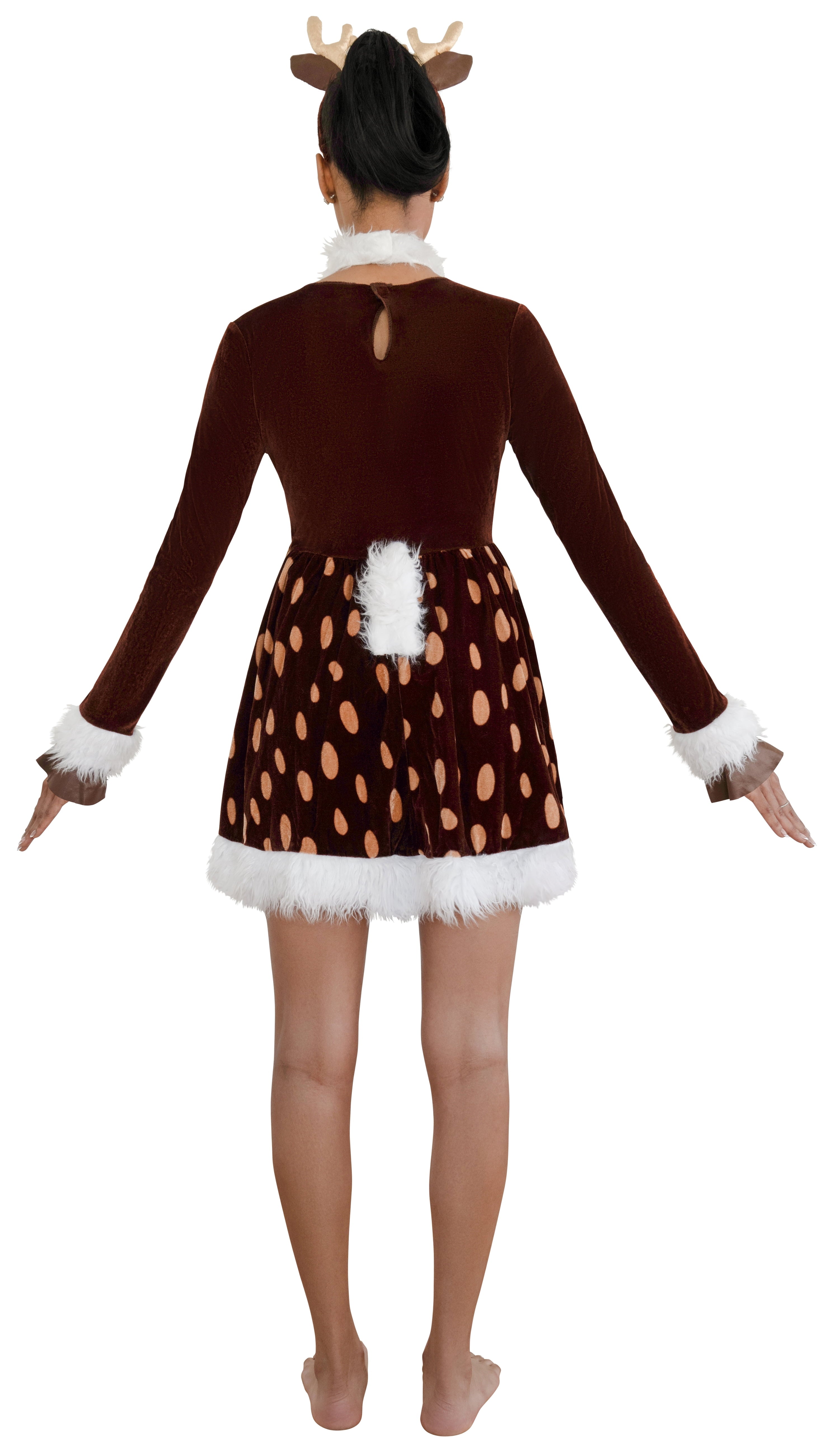 Deer Me! Halloween Costume for Adults, Women's Size M (8/10), by Way to Celebrate