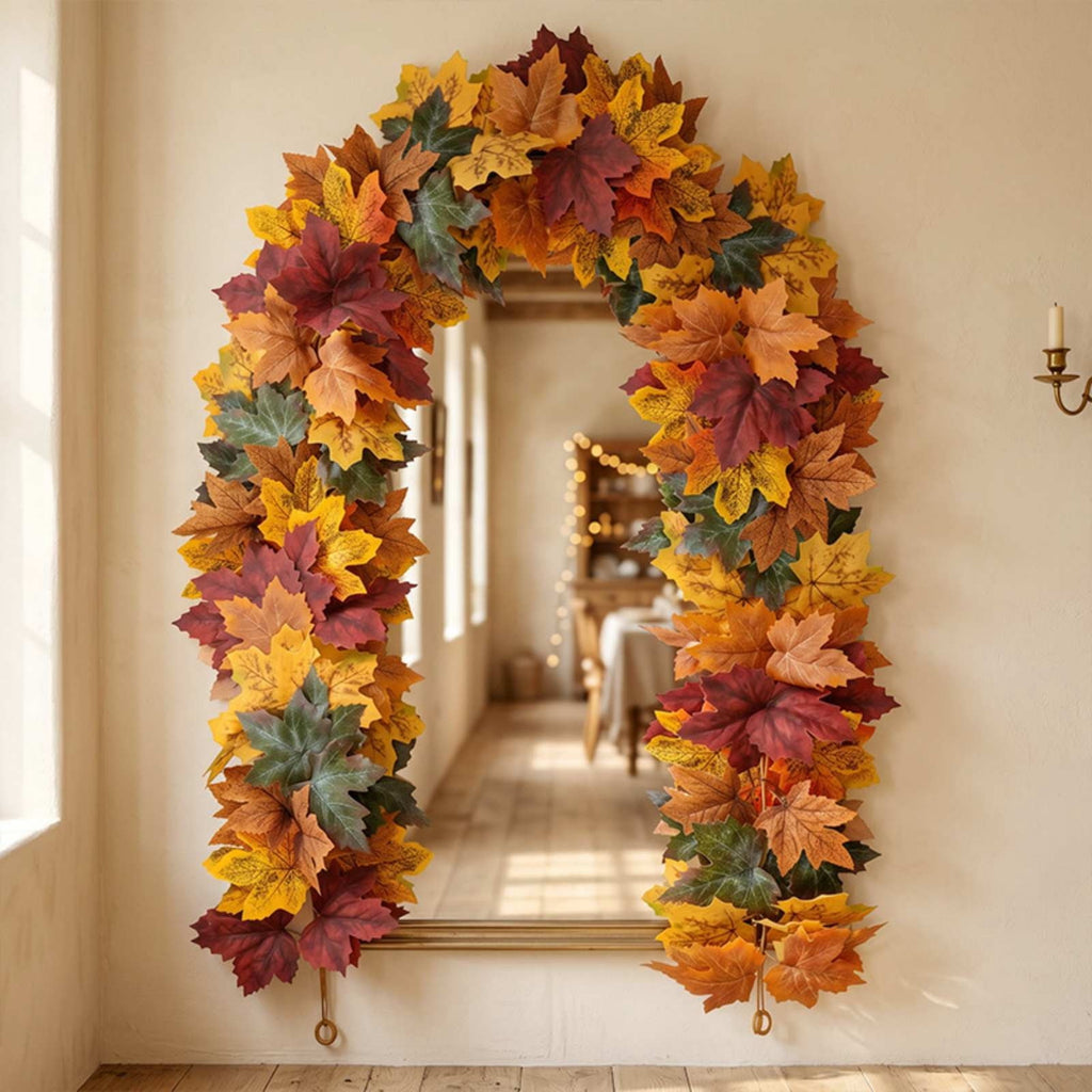 SCNOR Artificial Fall Floral Pick with Pumpkin Maple Leaf Sunflower, Halloween Thanksgiving Table Centerpiece for Home Decor