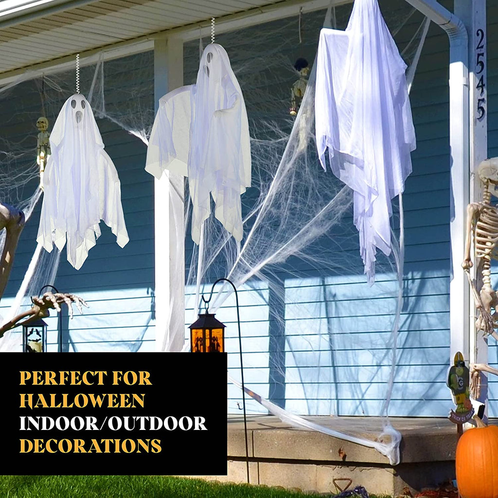 Happiwiz Yard Inflatable, Halloween Hanging Ghosts, 24", 2 Count