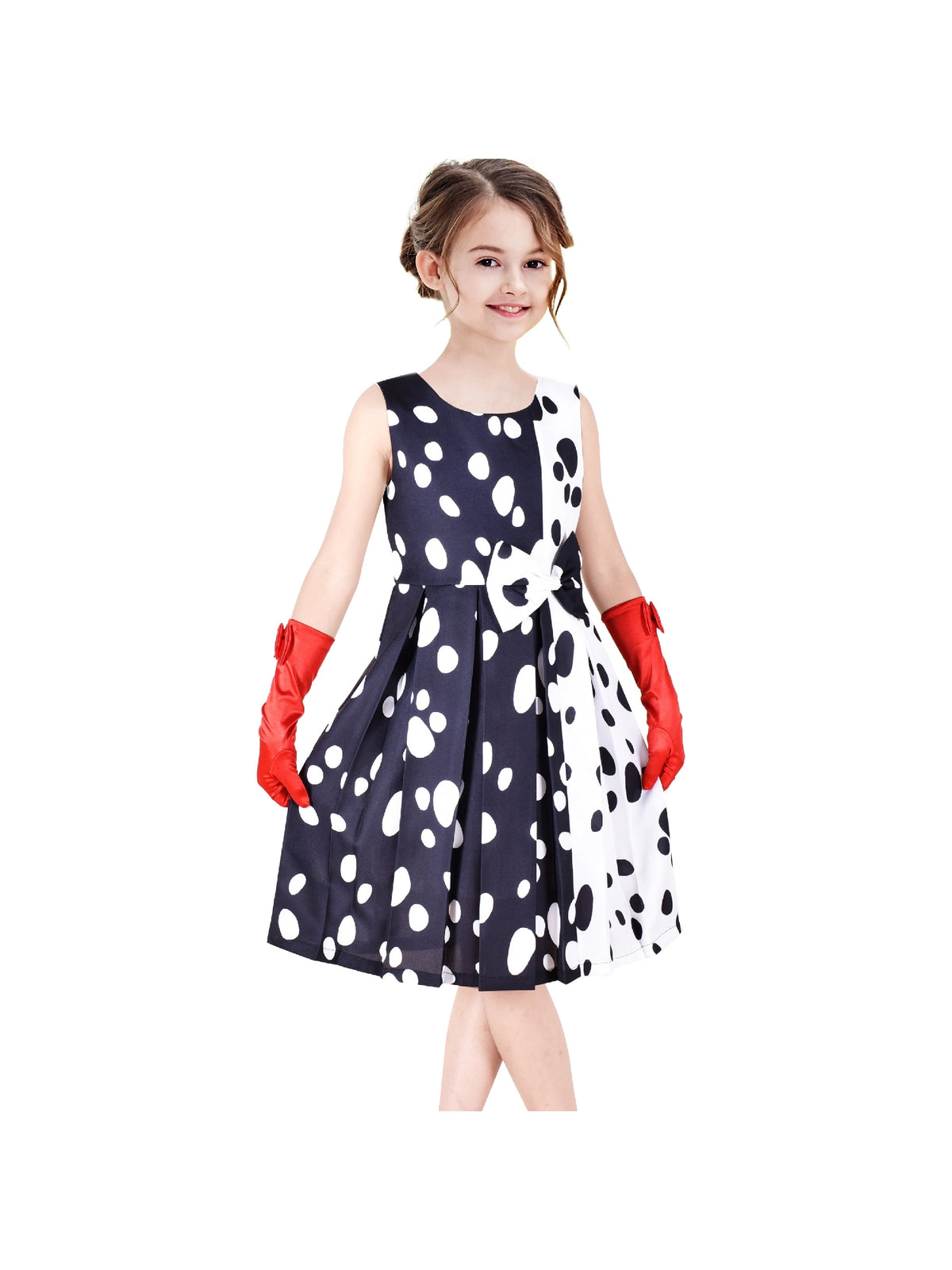 Sunny Fashion Girls Dress Sleeveless Rose Floral Butterfly Garden Party Sundress Cotton Blue 9-10 Years