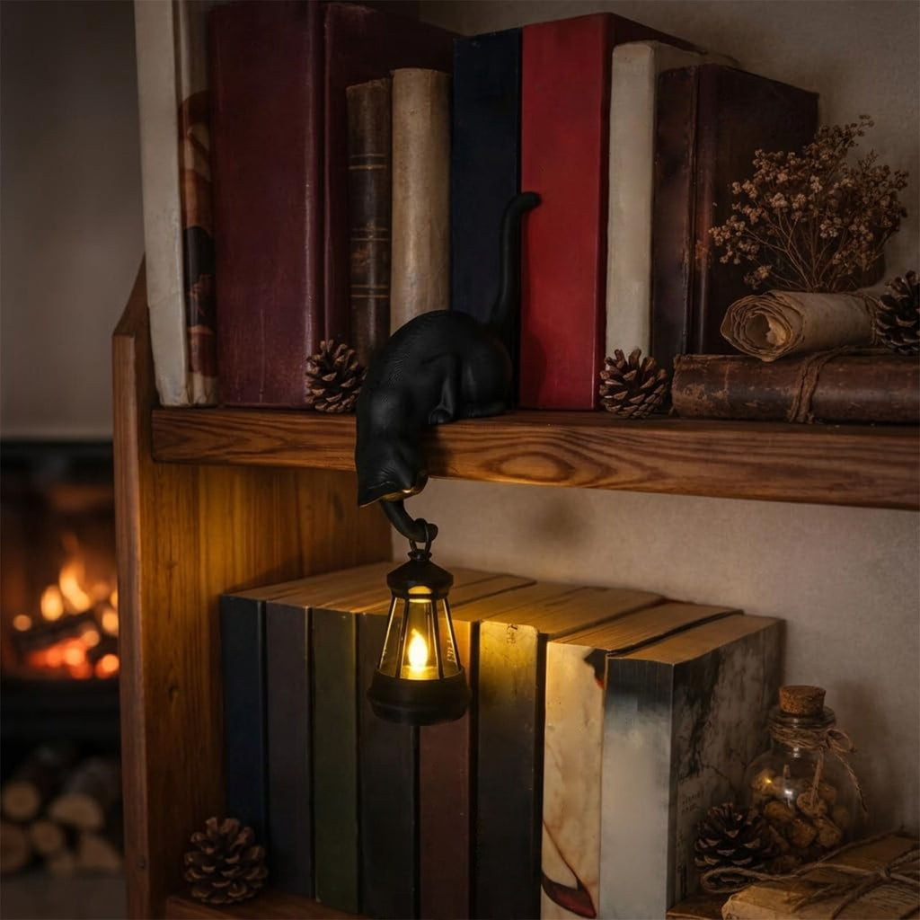 Halloween Ghost Library Lantern Decorative Bookshelf Lighting, Reading Book Shelf Lights for Study Reading Corner Home Library Gift for Book Lovers Bookworms