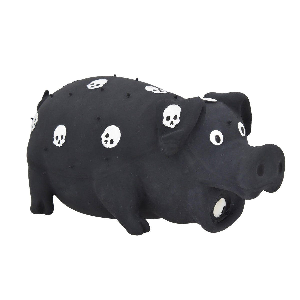 Vibrant Life Halloween Pigglesworth with Skulls Dog Toy