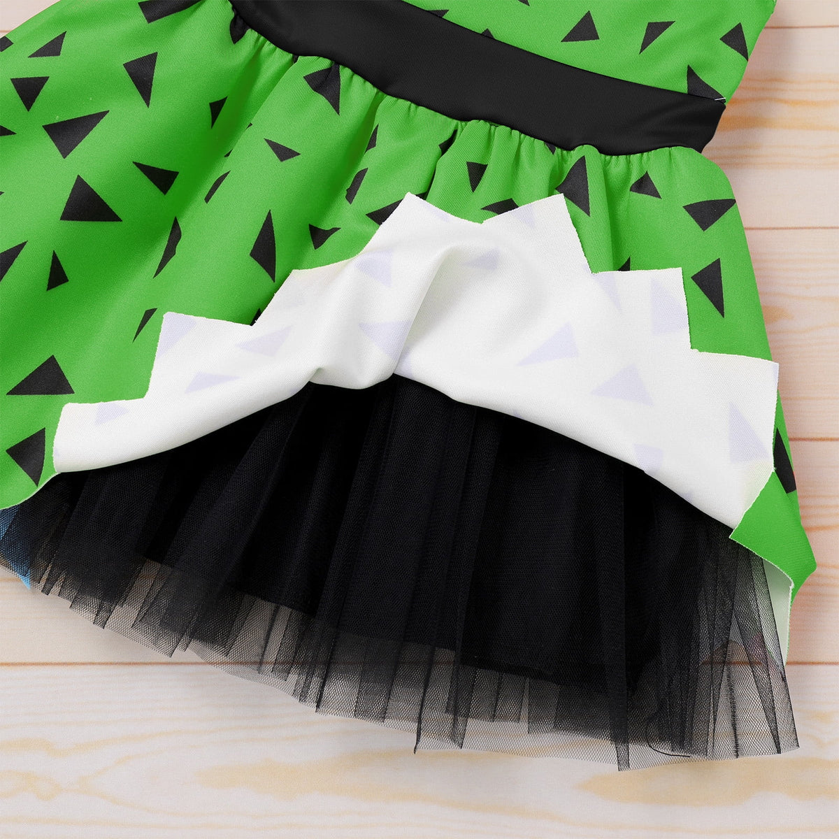 IWEMEK Girls Dress Cosplay Cavegirl Costume for Infant Girl Cute Casual Summer Comfy Tutu Stone Age Themed Birthday Outfit