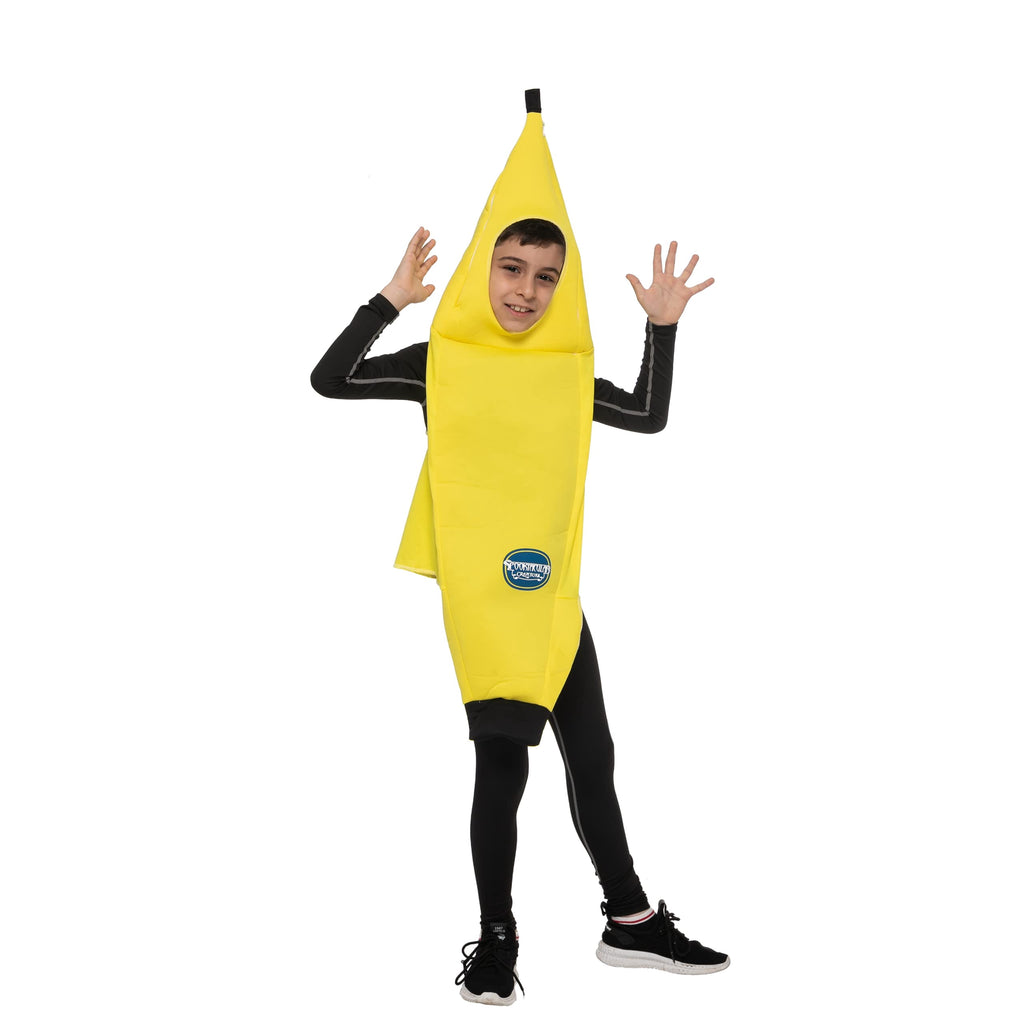 Joyfy Men's Banana Costume for Adult Funny Fruit Costume Banana Halloween Fancy-Dress Costume for Themed Party Cosplay