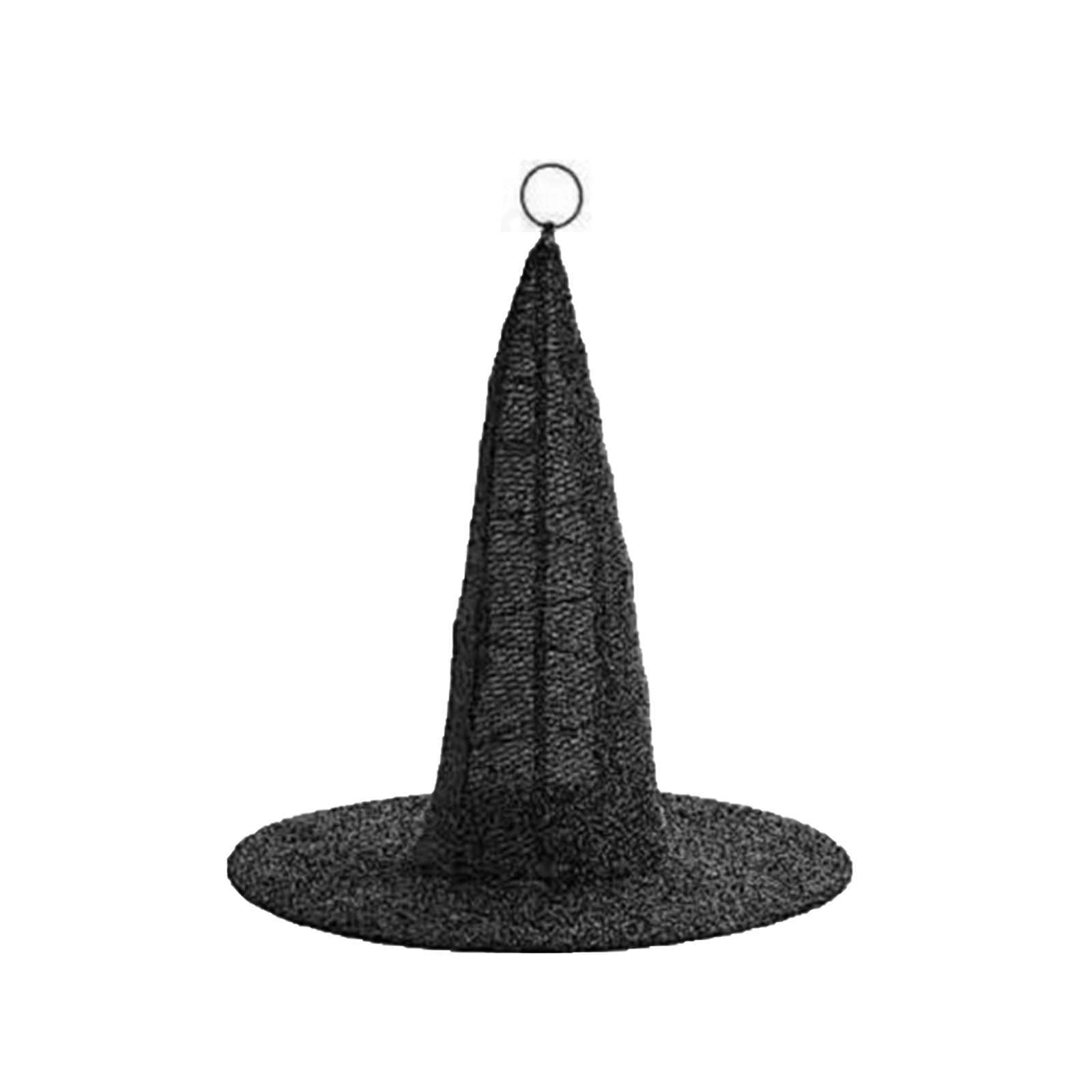 Honeplcked Lighted Hanging Witch Hats, Light Up Waterproof Halloween Decorations Hanging Lights for Indoor Outdoor Yard, Lawn, Tree, Party Supplies Decor