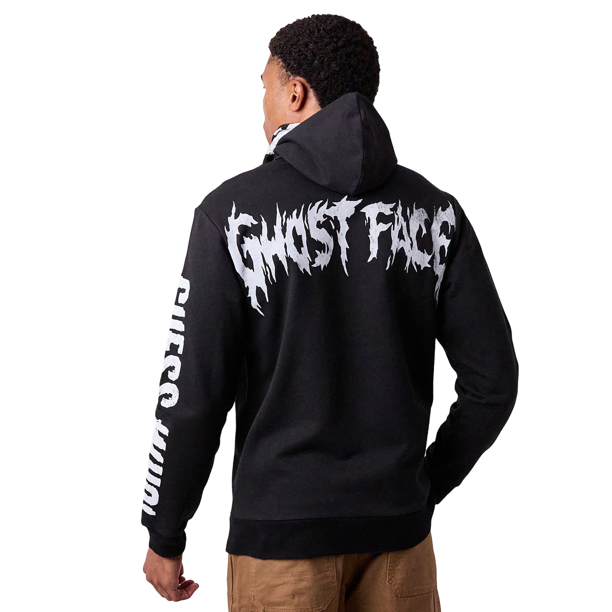 Ghostface Men's Full-Zip Cosplay Hoodie -XL