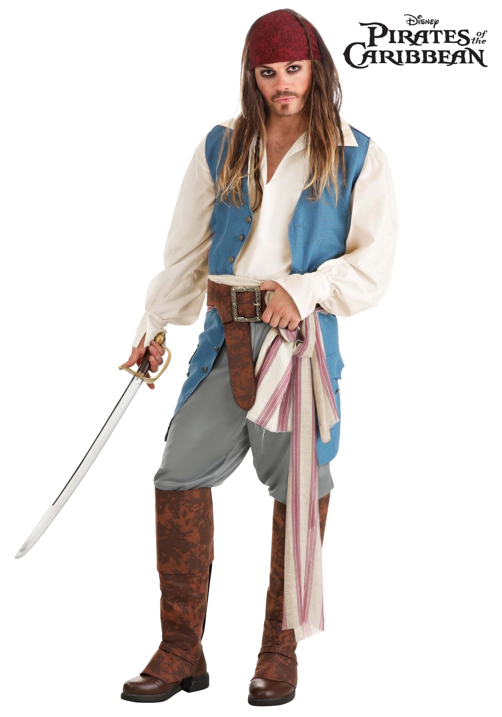 Captain Jack Sparrow Mens Costume