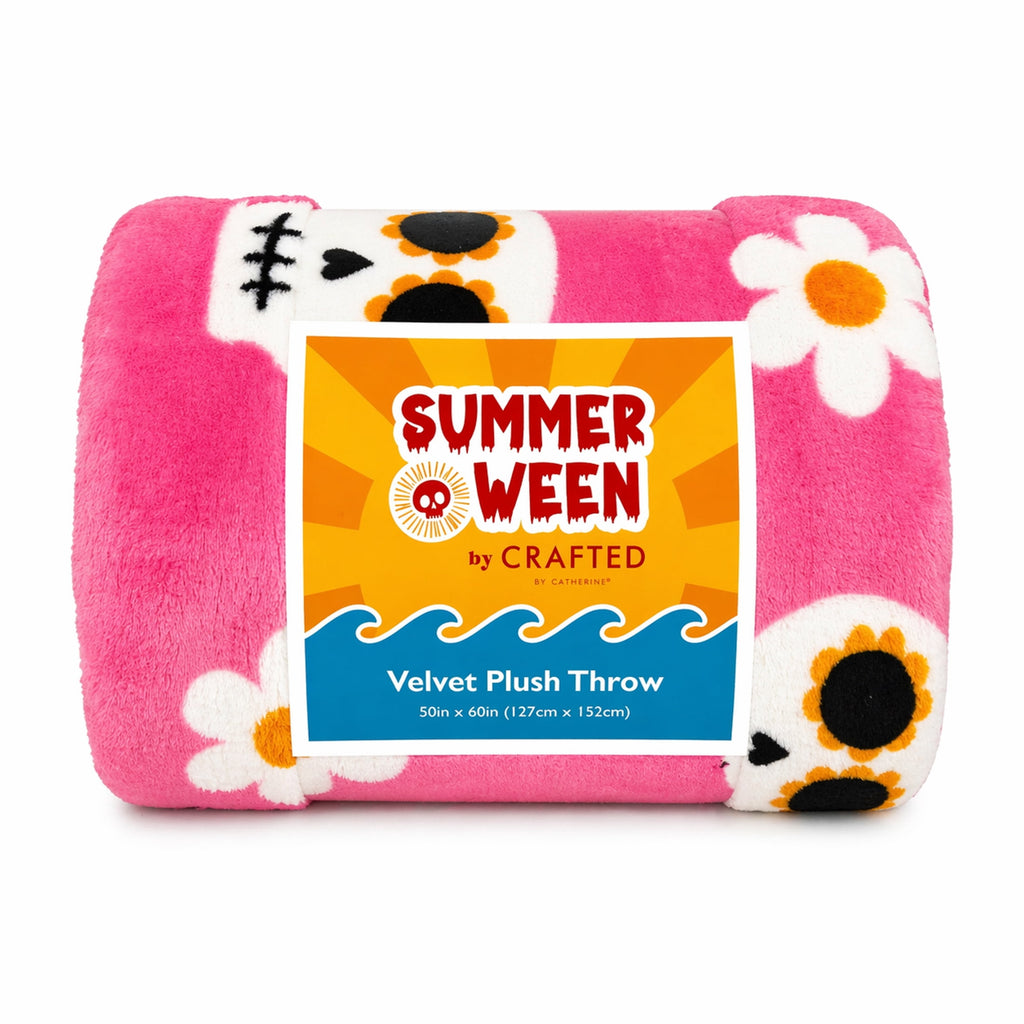 Summerween Oversize Super Soft Plush Throw Blankets, Summer Patio Pool Halloween Throws, RETIREMENT GHOST