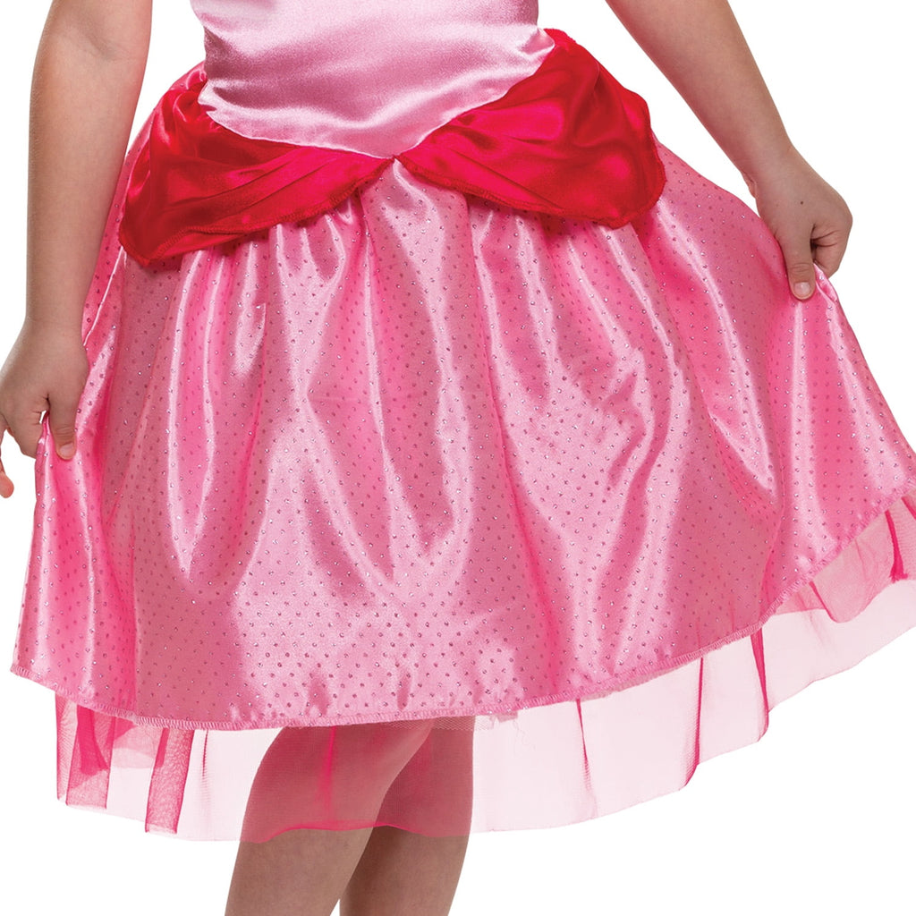 Nintendo Super Mario Bros. Princess Peach Halloween Costume for Children, Toddlers Size 3T-4T, by Disguise