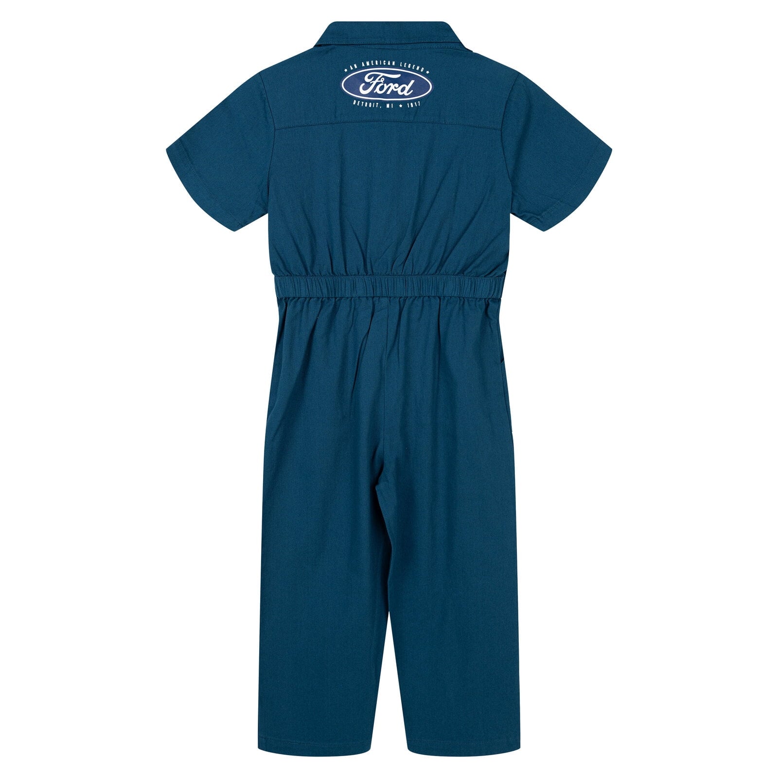Ford Toddler Boys' Racing Mechanic Suit Zip Up Pit Crew Outfit Navy Blue