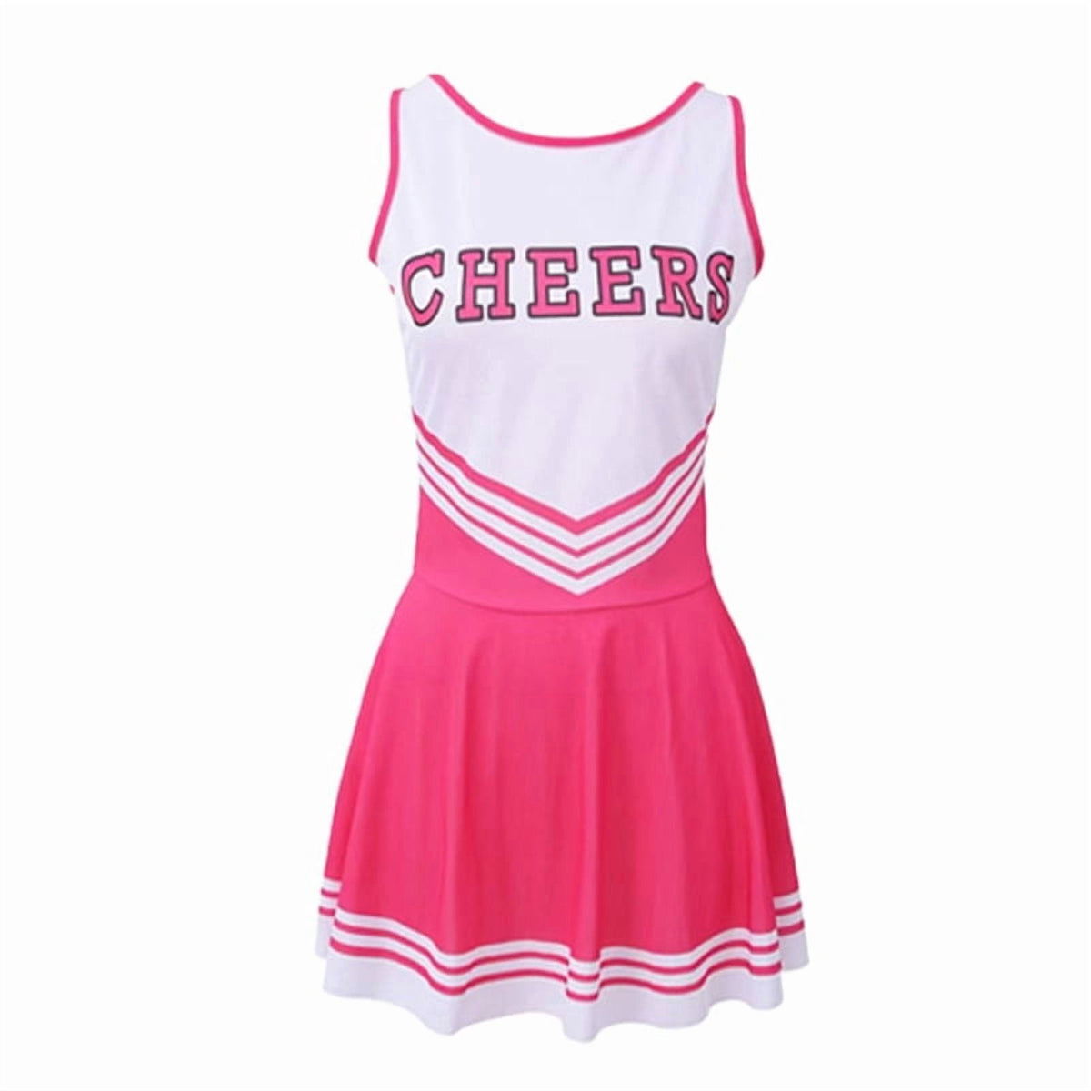 Green Girls Cheerleader Costume Outfit Set,Kids Sleeveless Cheerleading Uniform for Party Birthday Halloween