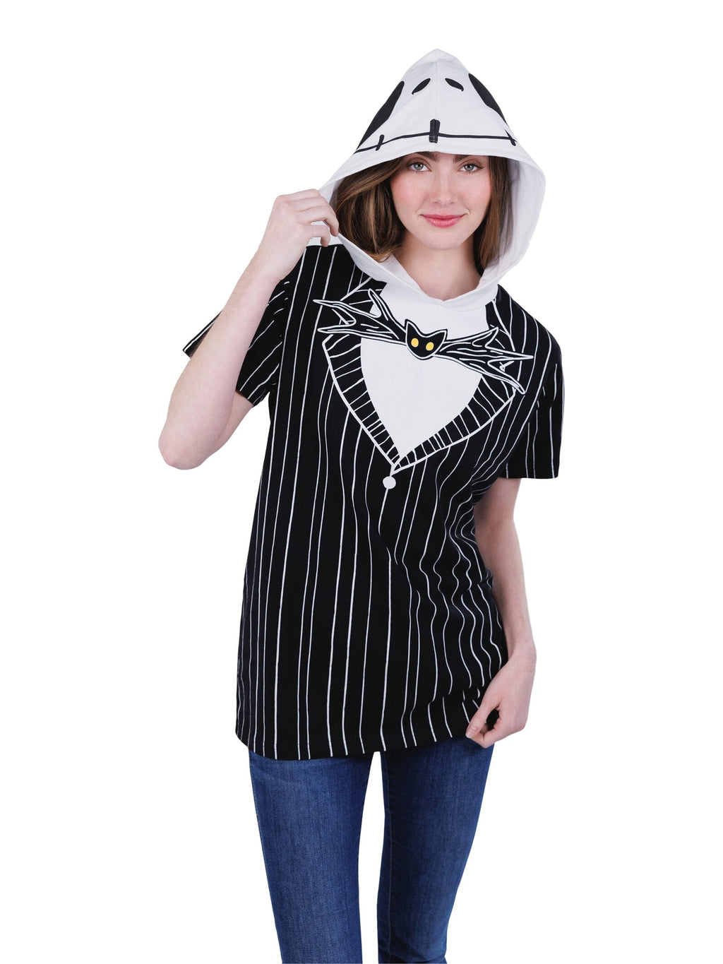 Disney Winnie the Pooh Little Boys' Cosplay Short Sleeve Hooded T-Shirt Eeyore Blue Grey