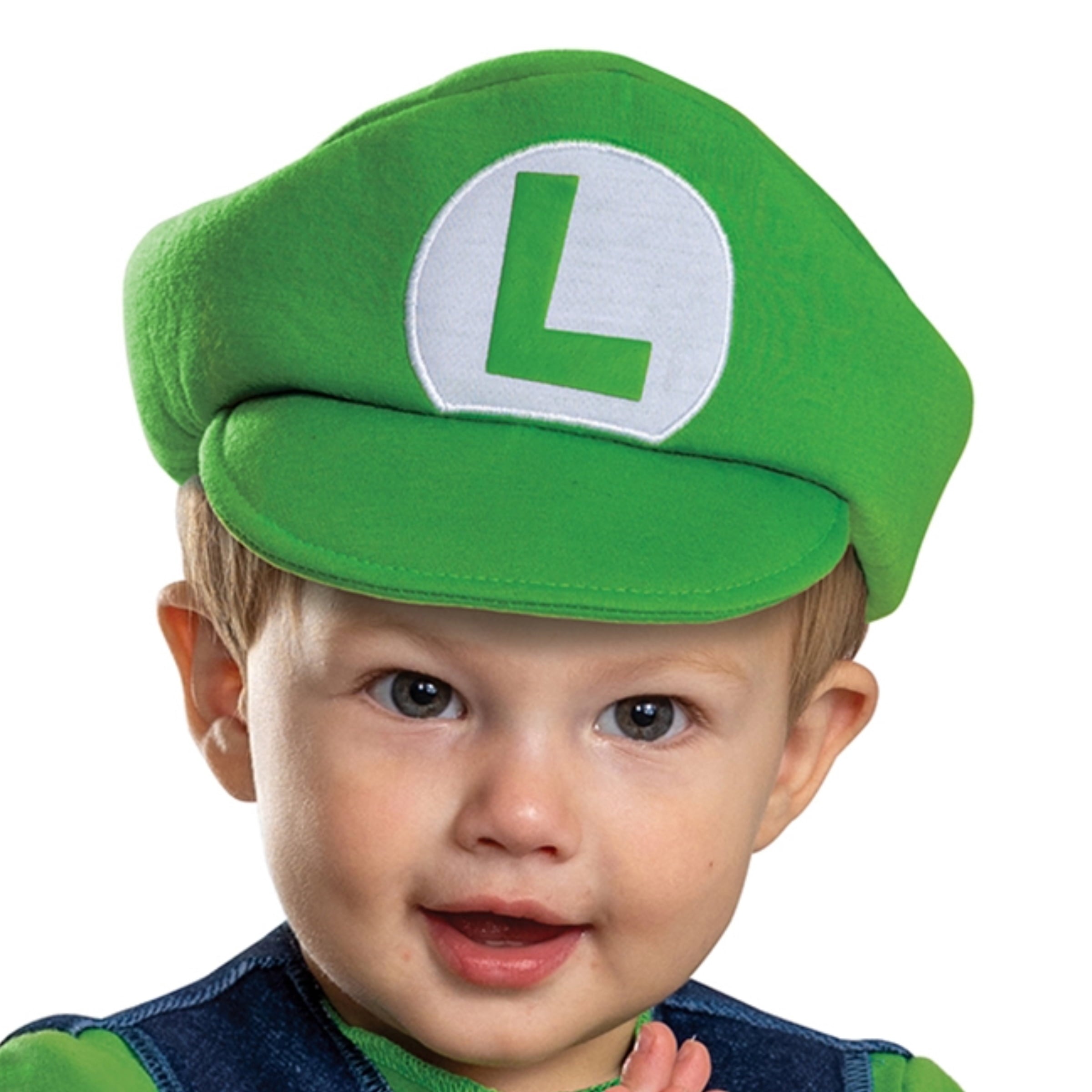 Nintendo Super Mario Bros. Luigi Halloween Costume for Children, Infants Size 6-12M, by Disguise