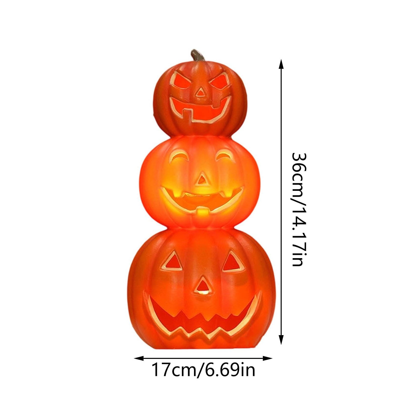 WDOBM Halloween Decorations, Light Up Hollow Blow Mold Pumpkin Halloween Yard Indoor Outdoor, Halloween Home Decor, Halloween Pumpkin, Indoor Halloween Decor for Holiday Gifts