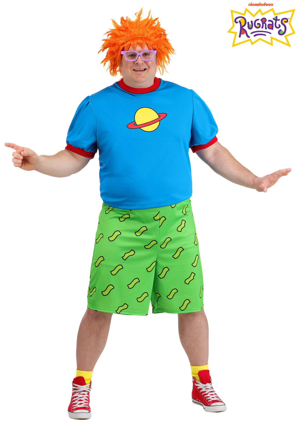 Plus Size Nickelodeon Rugrats Chuckie Costume for Men