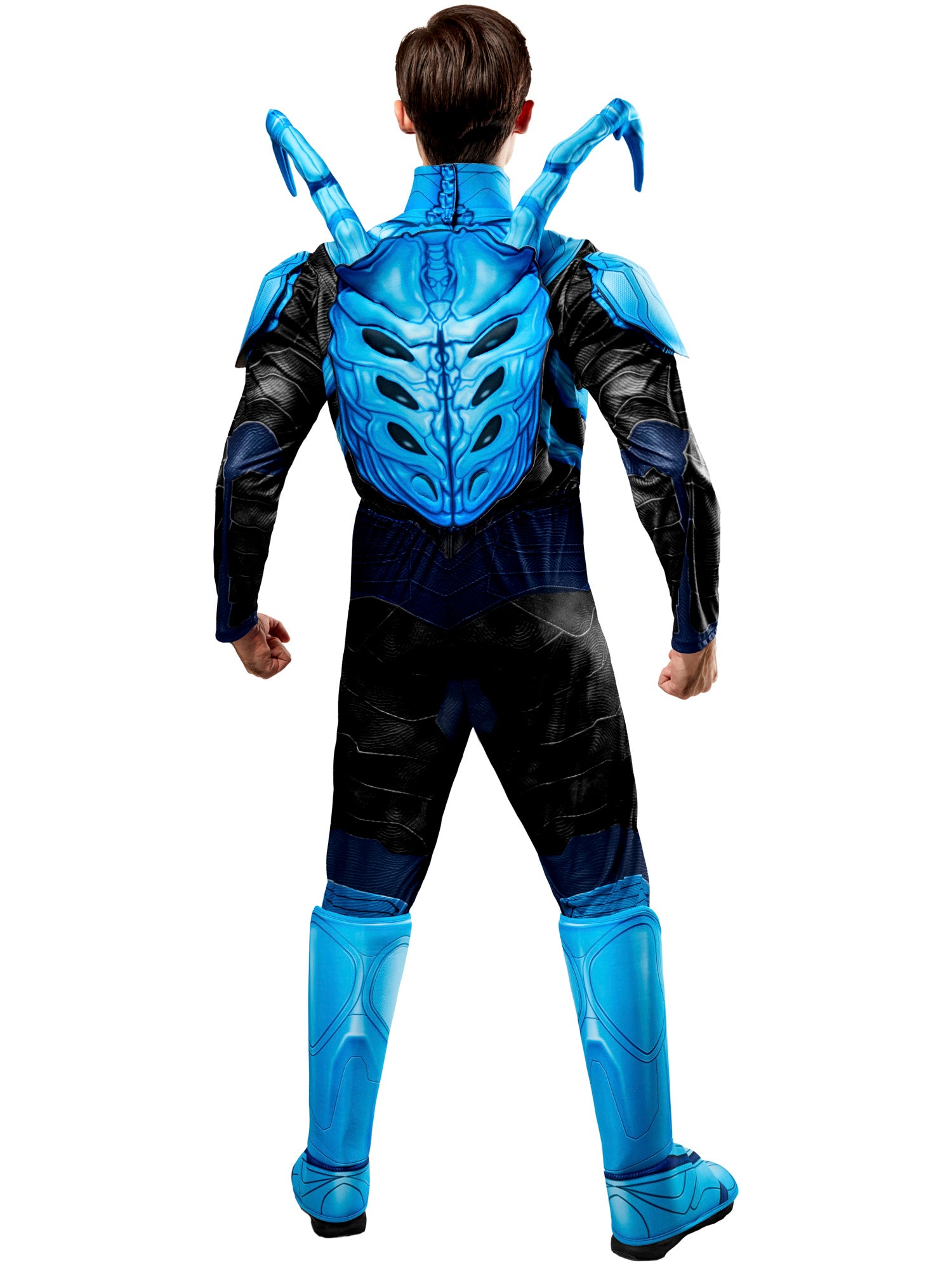 RUBIES II Blue Beetle Deluxe Costume Men Halloween Fancy Costumes with Jumpsuit for Adults,1 size