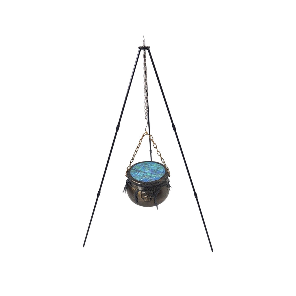 Muecwrye Halloween Decorations Outdoor, Halloween Clearance! Halloween Witches Cauldron with Lights, DIY Bubbling Cauldron Set Decor for Home Porch Outside, Halloween Party Supplies( Without Tripod)