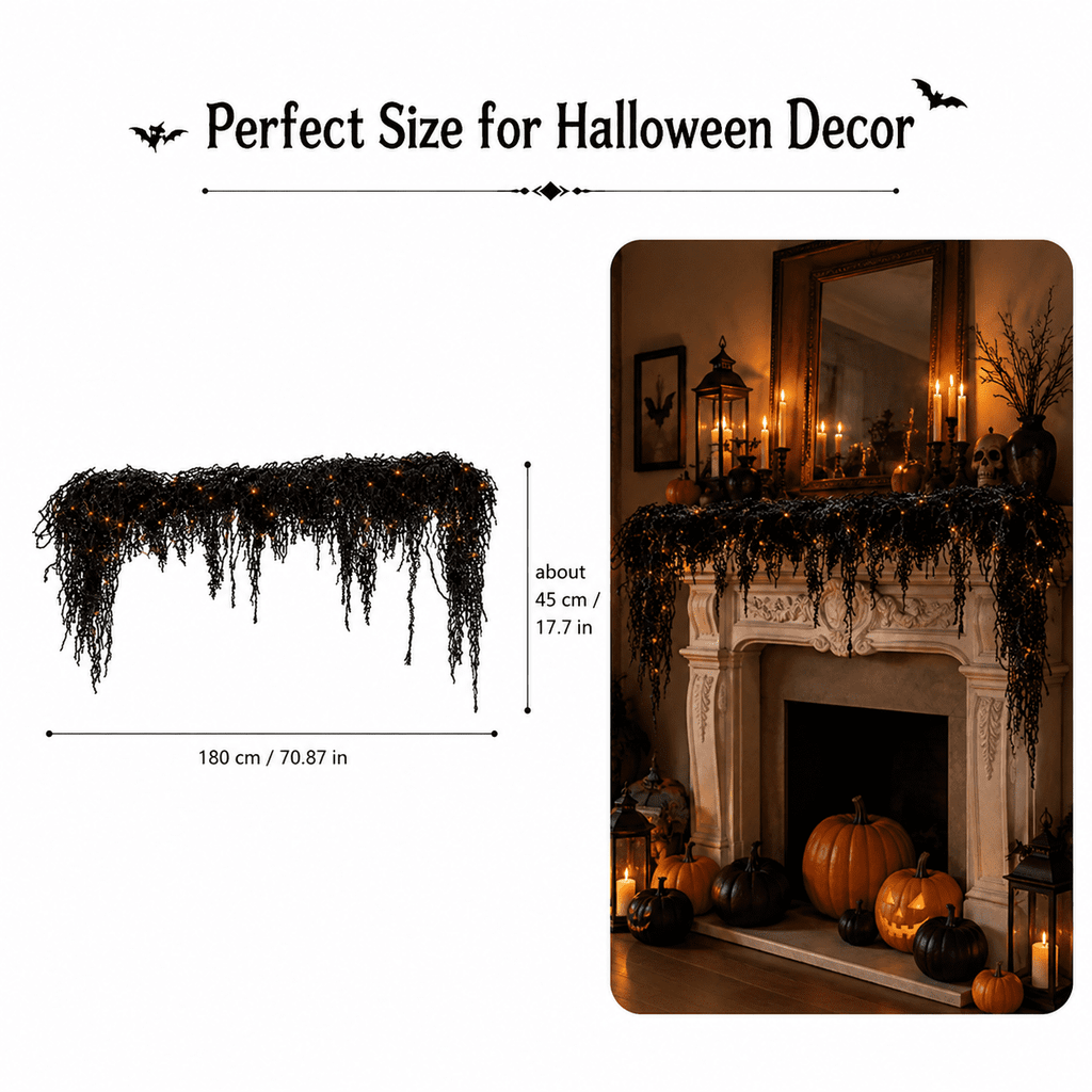 Diceymbol Halloween Decorations and Fall Decor, Halloween Venue Decoration Ghost Props LED Illuminated Ghost Decorations for Tabletop, Mantel, Shelf Indoor Outdoor 9.05 inch