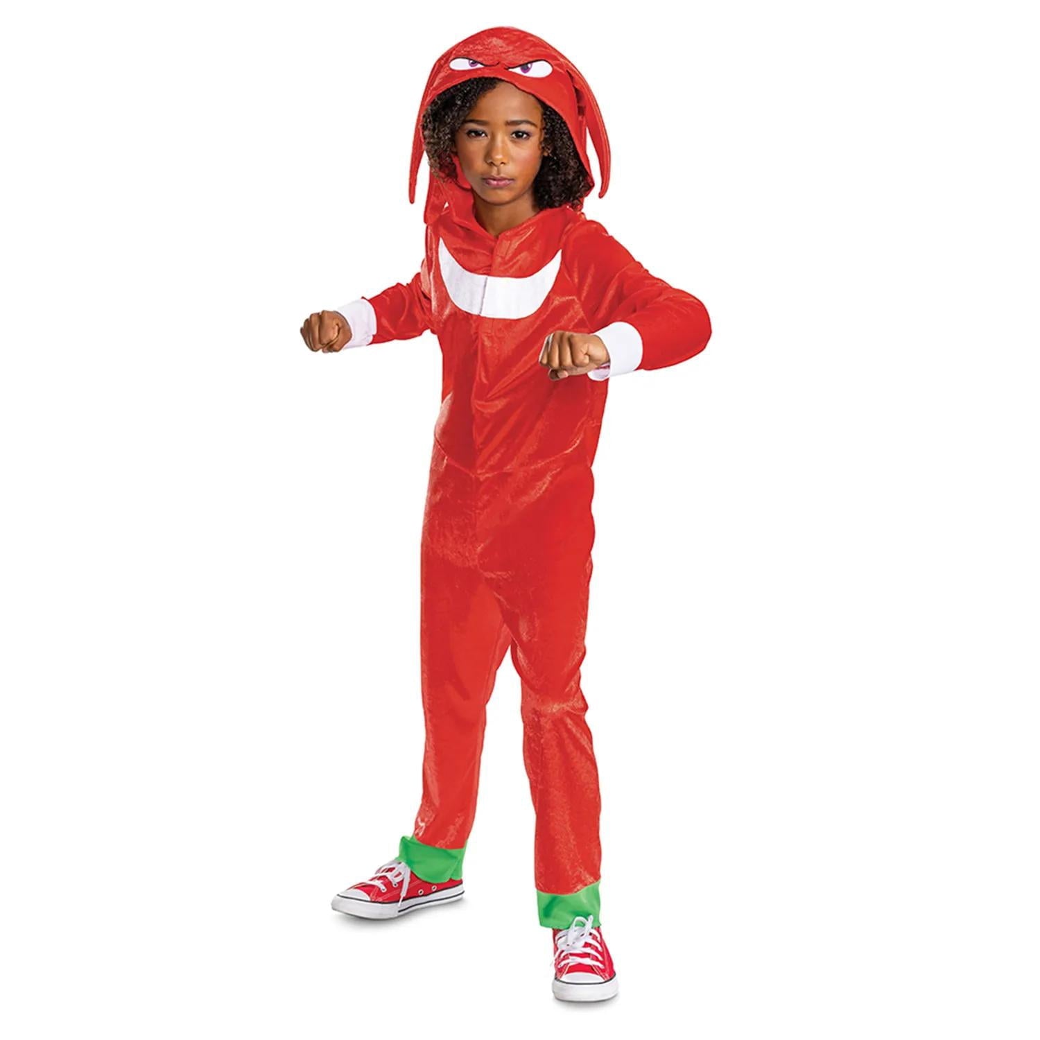Disguise Boys' Sonic The Hedgehog 3 Knuckles Classic - Size 4-6 - Red