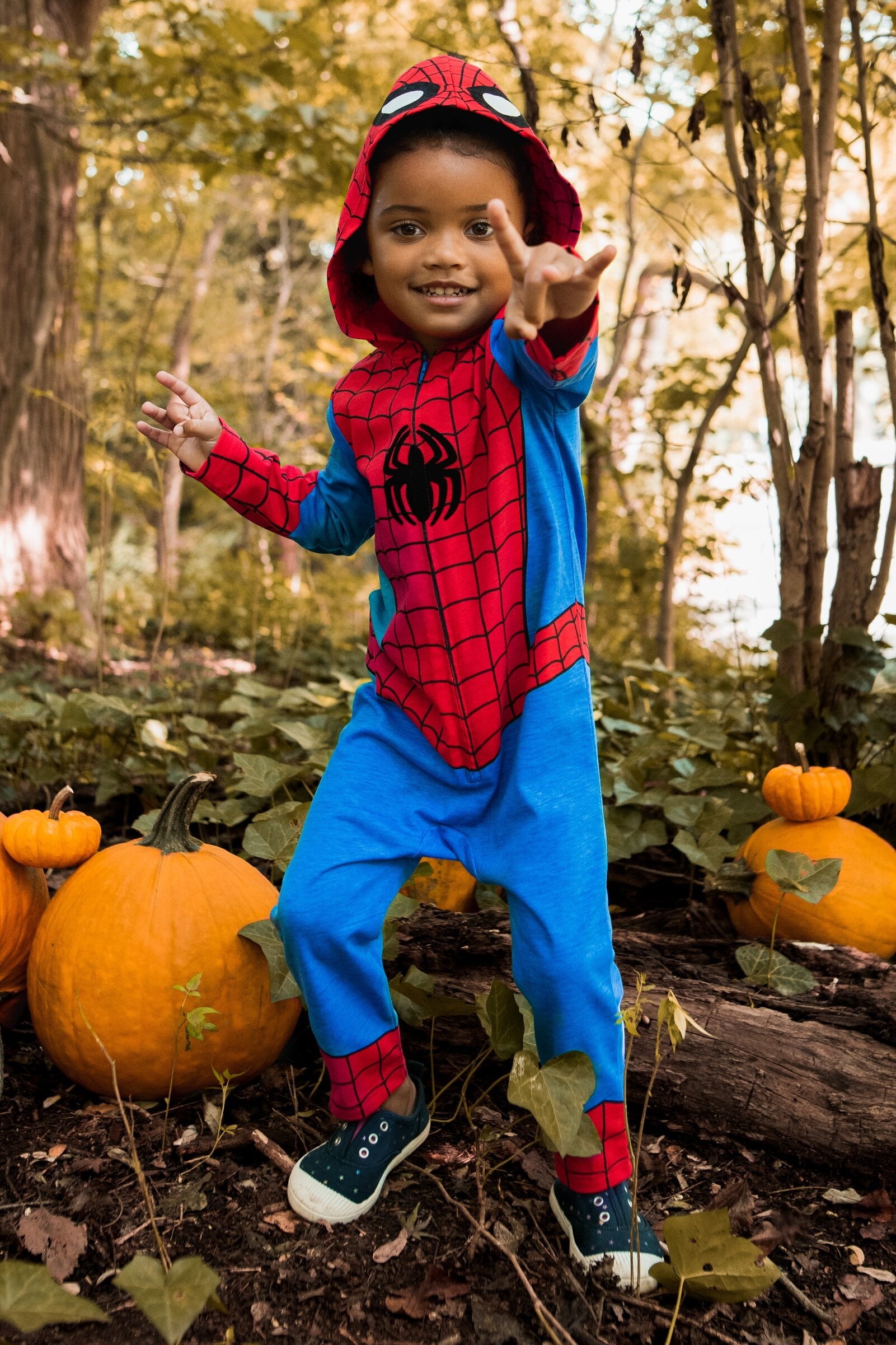 Marvel Avengers Toddler Boy or Girl Cosplay Hooded One Piece Thor Grey