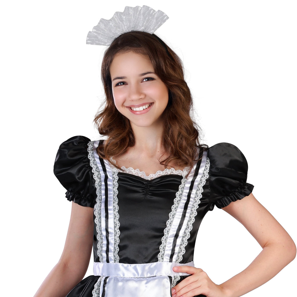 Miss Maid Halloween Costume for Adults, Women's Size S (4/6), by Way to Celebrate