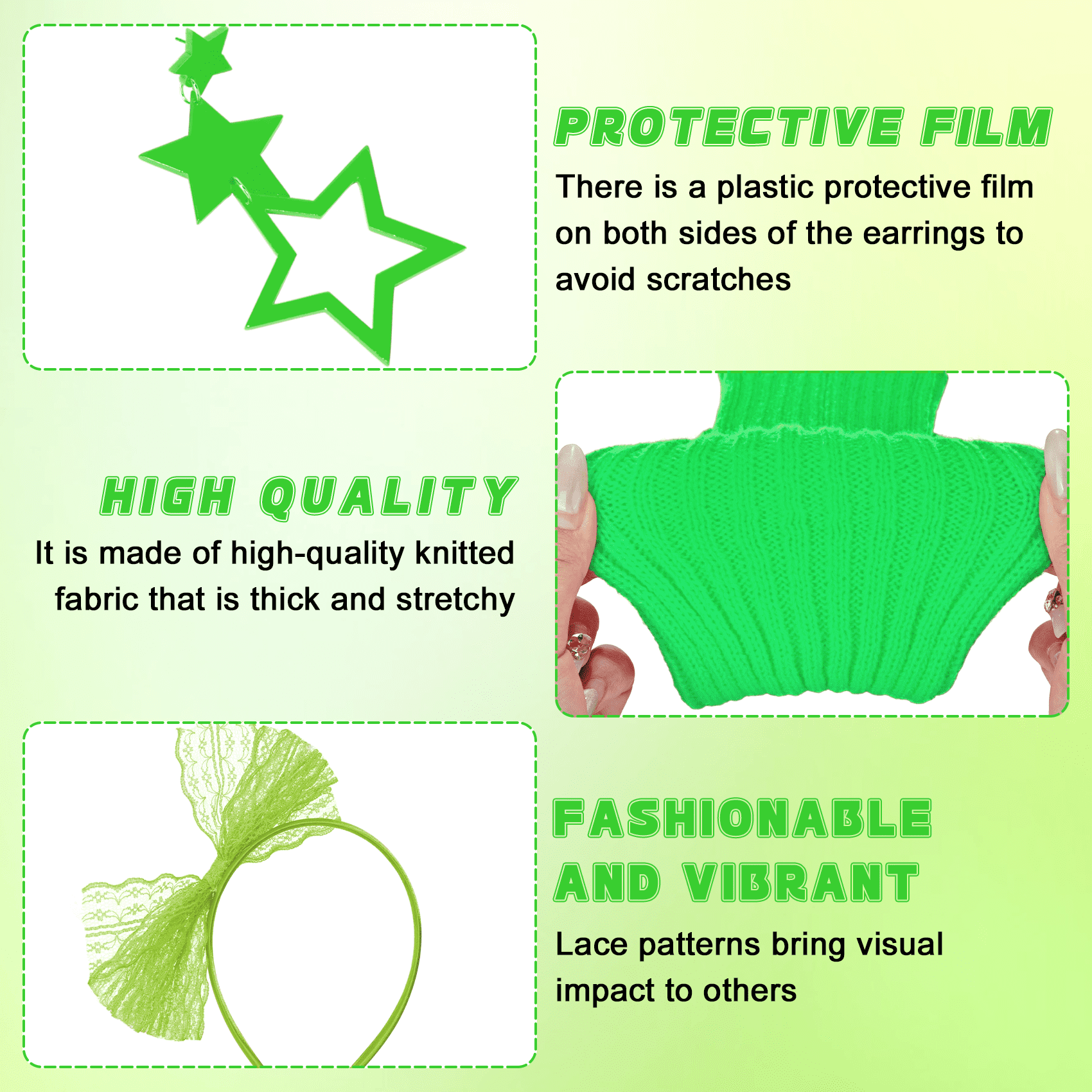Loritta 80s Costumes for Women Outfit Accessories Set with Fishnet Gloves Leg Warmers Bags Tutu Skirts for Theme Party