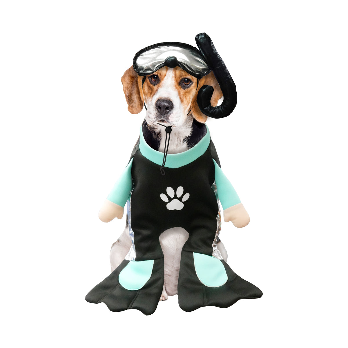 Best Furry Friends Costume for Dogs or Cats, Scuba Diver, X-Small