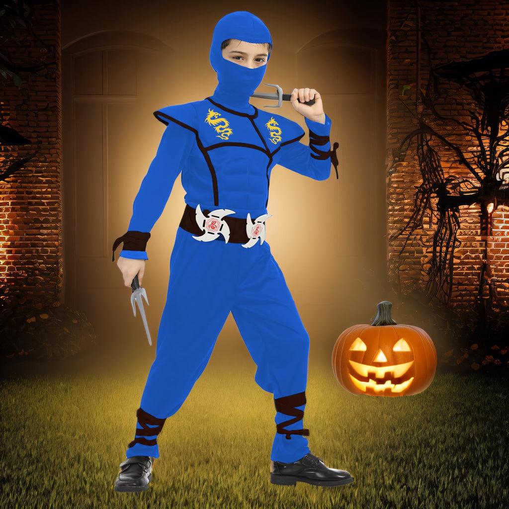 Ninja Costume Kids Ninja Muscle Costumes Boys Ninja Set Accessories Best Children Gift