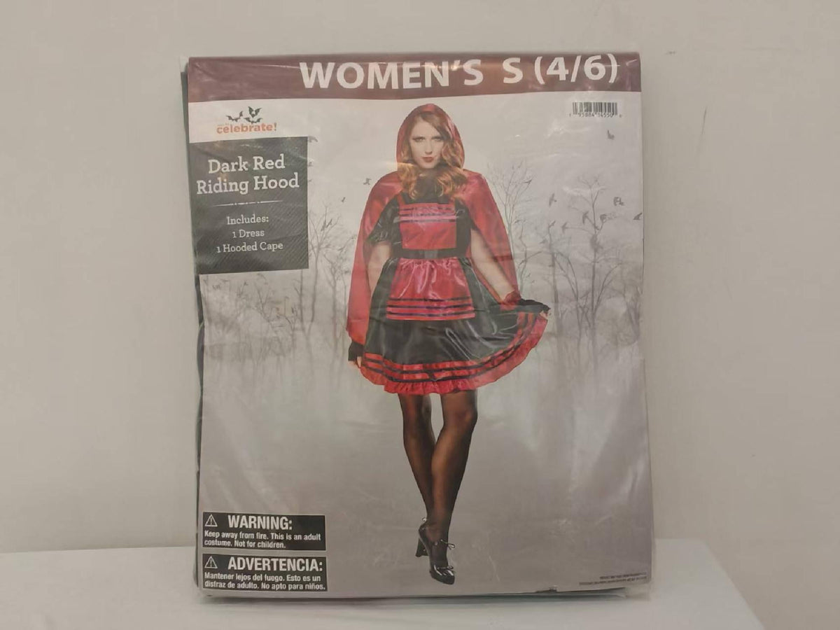 Red Riding Hood Halloween Costume for Adults, Women's Size L (12/14), by Way to Celebrate
