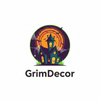 GrimDecor 鬼屋蜘蛛网 Logo